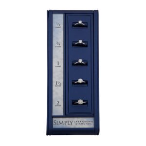 Simply LAB GROWN Diamond 5 Slot Ring Display