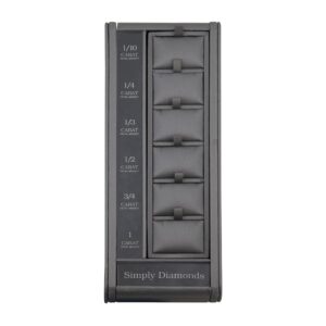 Simply Diamonds 6 Pad Pendant Display - STEEL GRAY